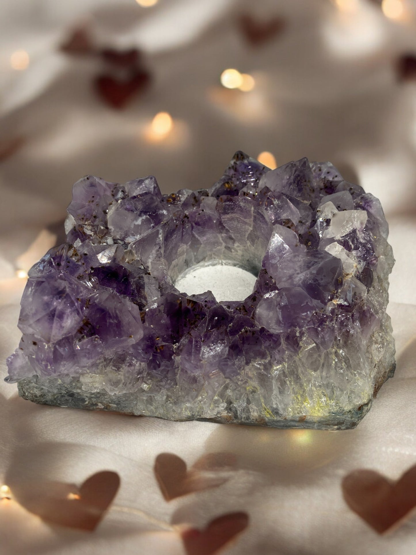 Amethyst Point Candle Holder